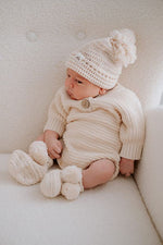 3LC Textured Knit Bodysuit - Coco