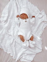 3LC Textured Knit Bodysuit - Coco