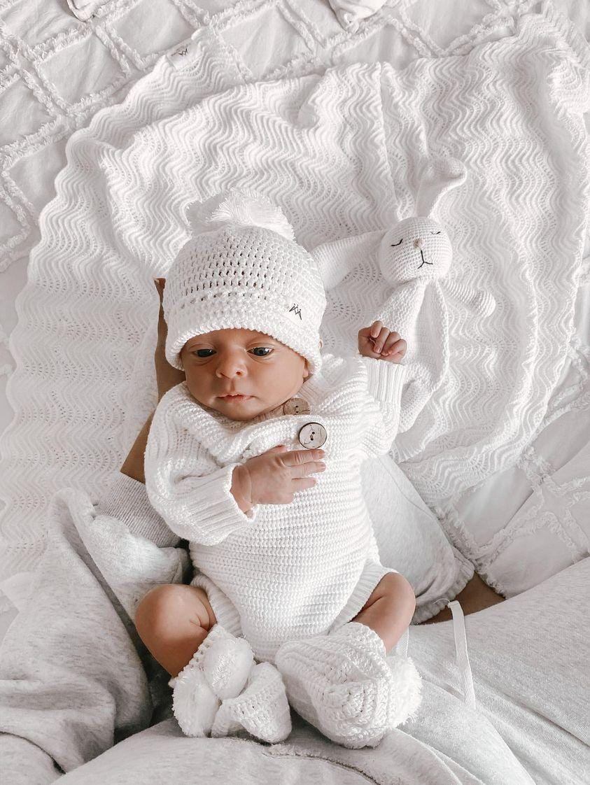 3LC Textured Knit Bodysuit - Oat