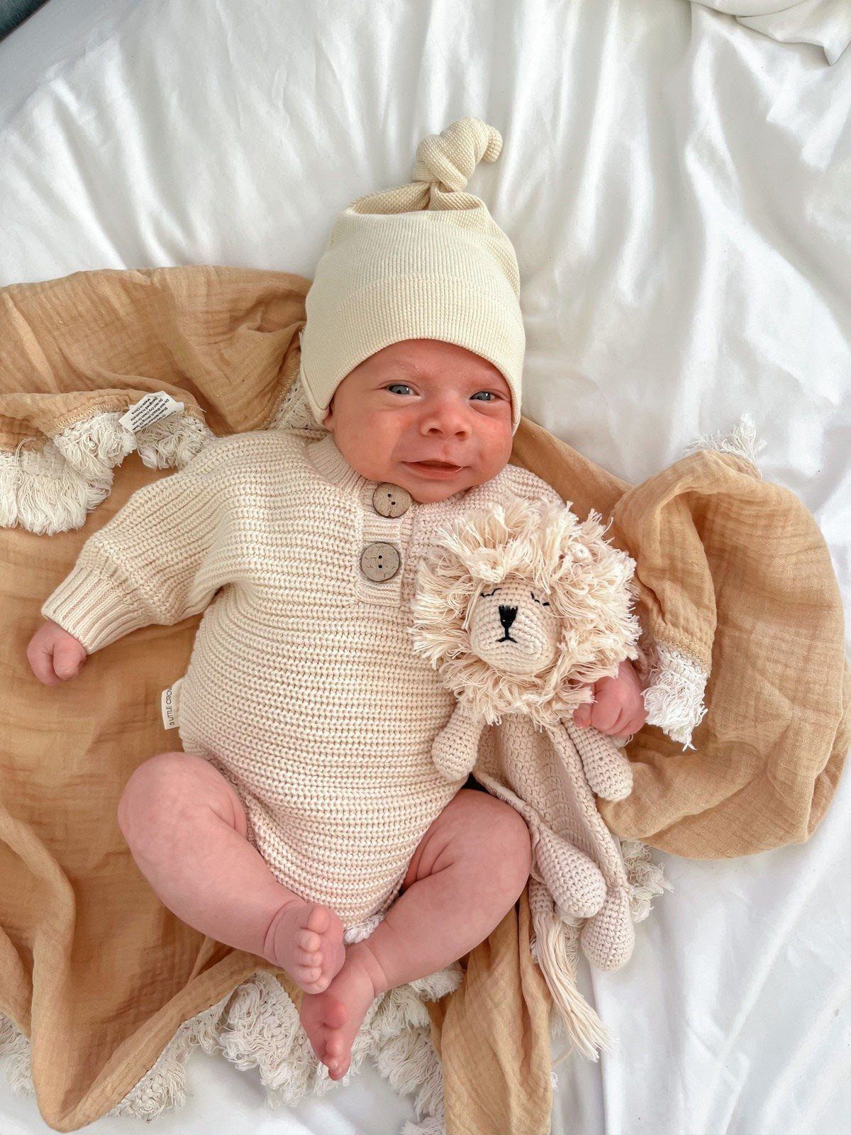 3LC Textured Knit Bodysuit - Ivory