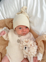 3LC Textured Knit Bodysuit - Oat