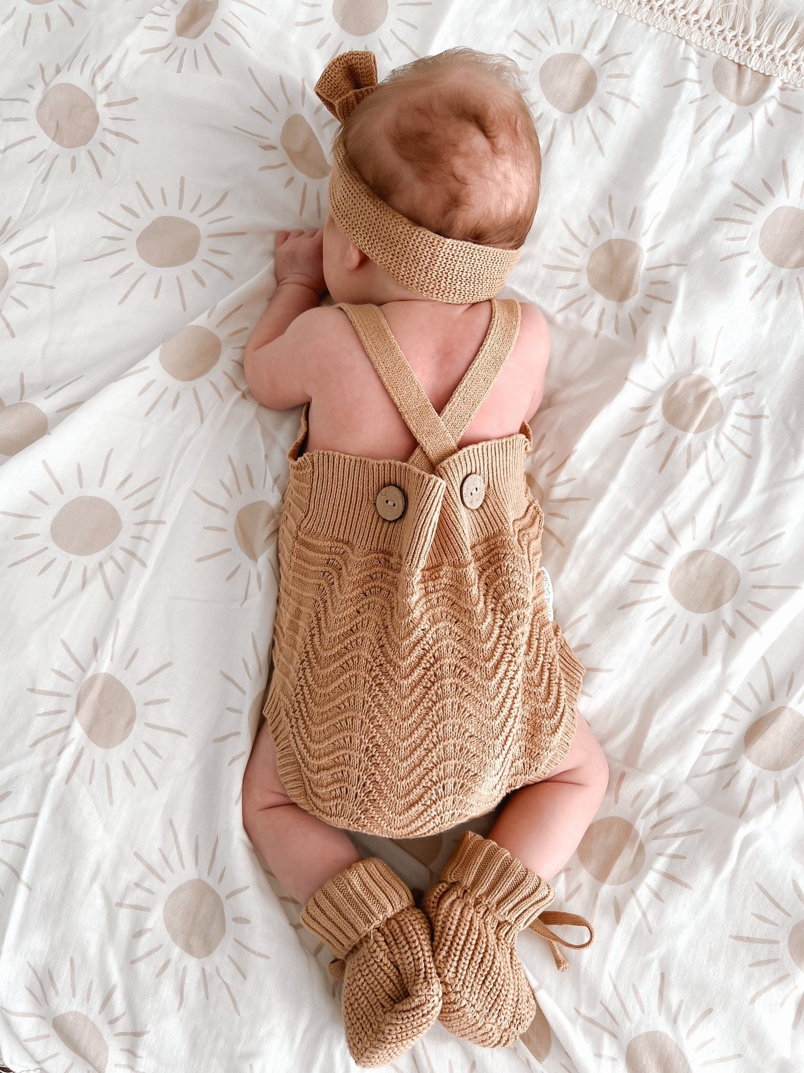 3LC Wave Knit Bodysuit - Oat