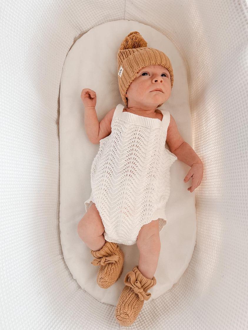 3LC Wave Knit Bodysuit - Coco