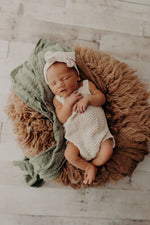 3LC Wave Knit Bodysuit - Ivory