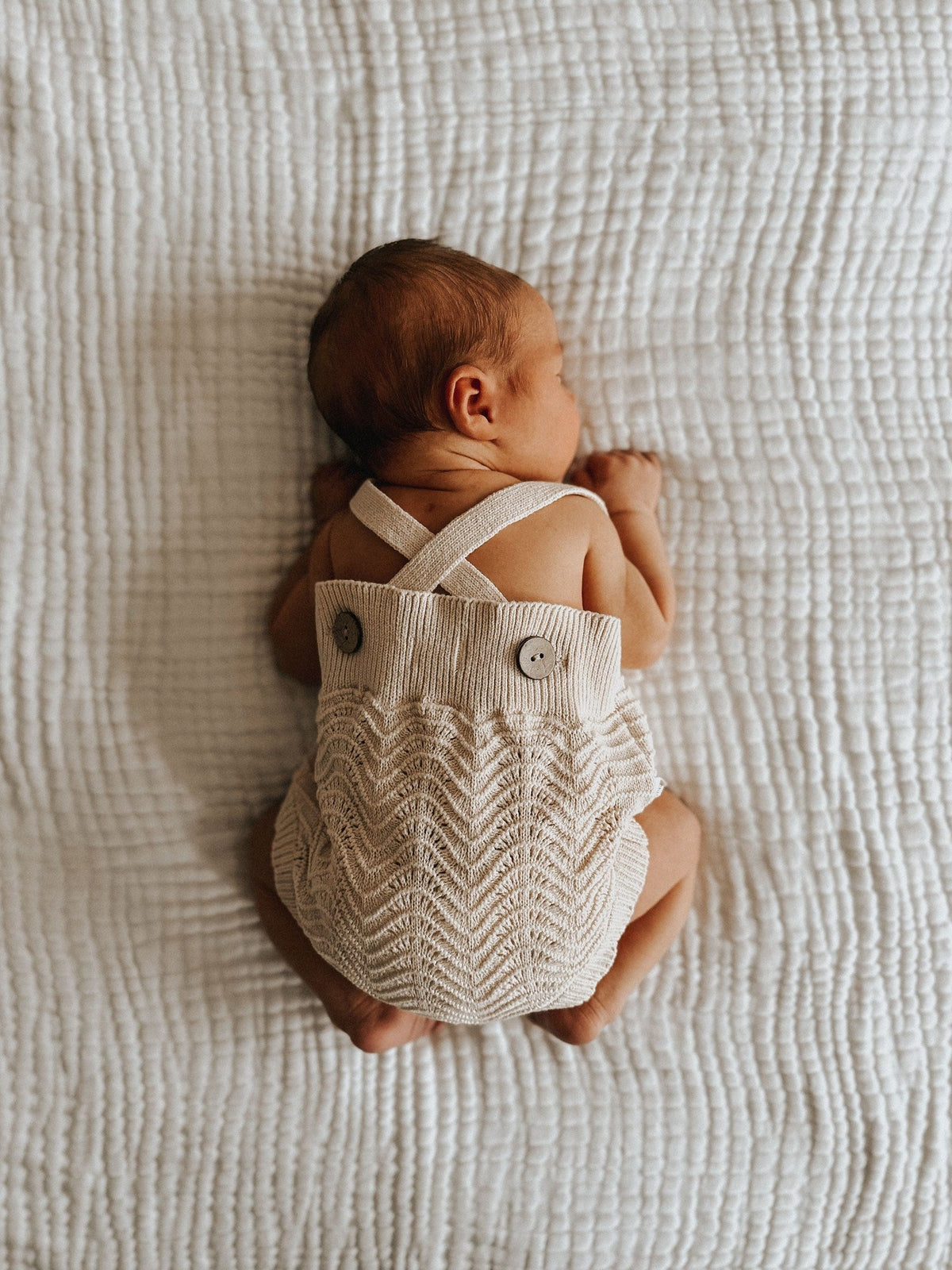 3LC Wave Knit Bodysuit - Ivory