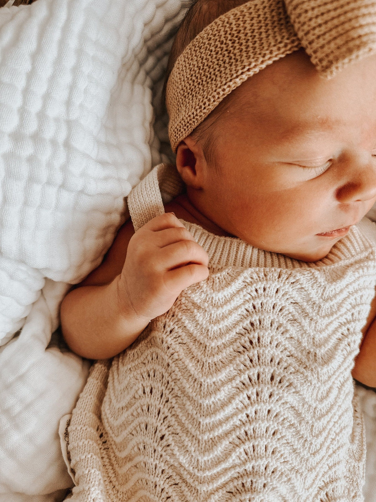 3LC Wave Knit Bodysuit - Ivory