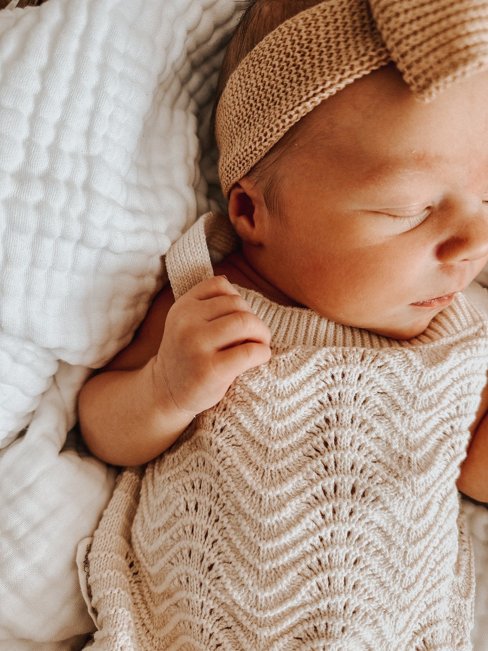 3LC Wave Knit Bodysuit - Oat