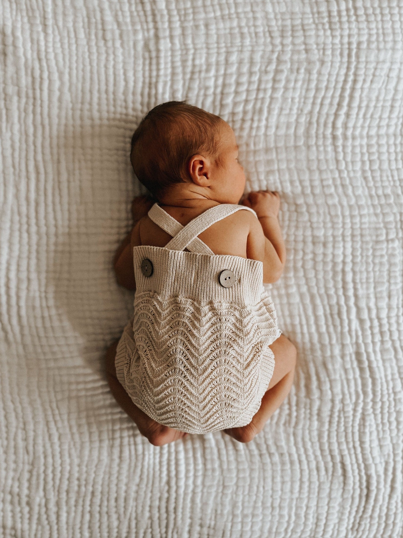 3LC Wave Knit Bodysuit - Ivory
