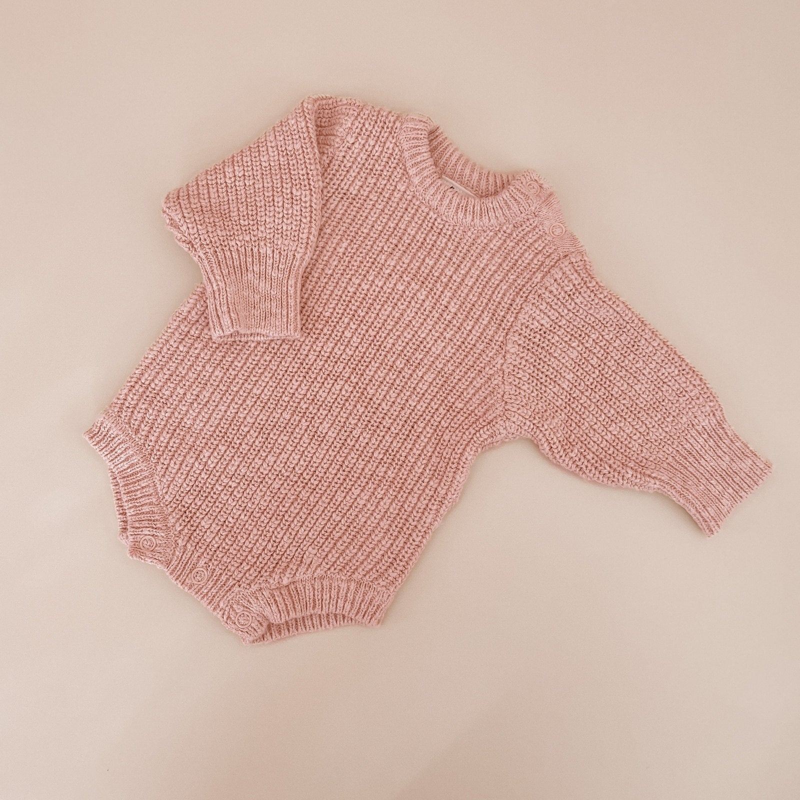 B & P Chunky Knit Romper