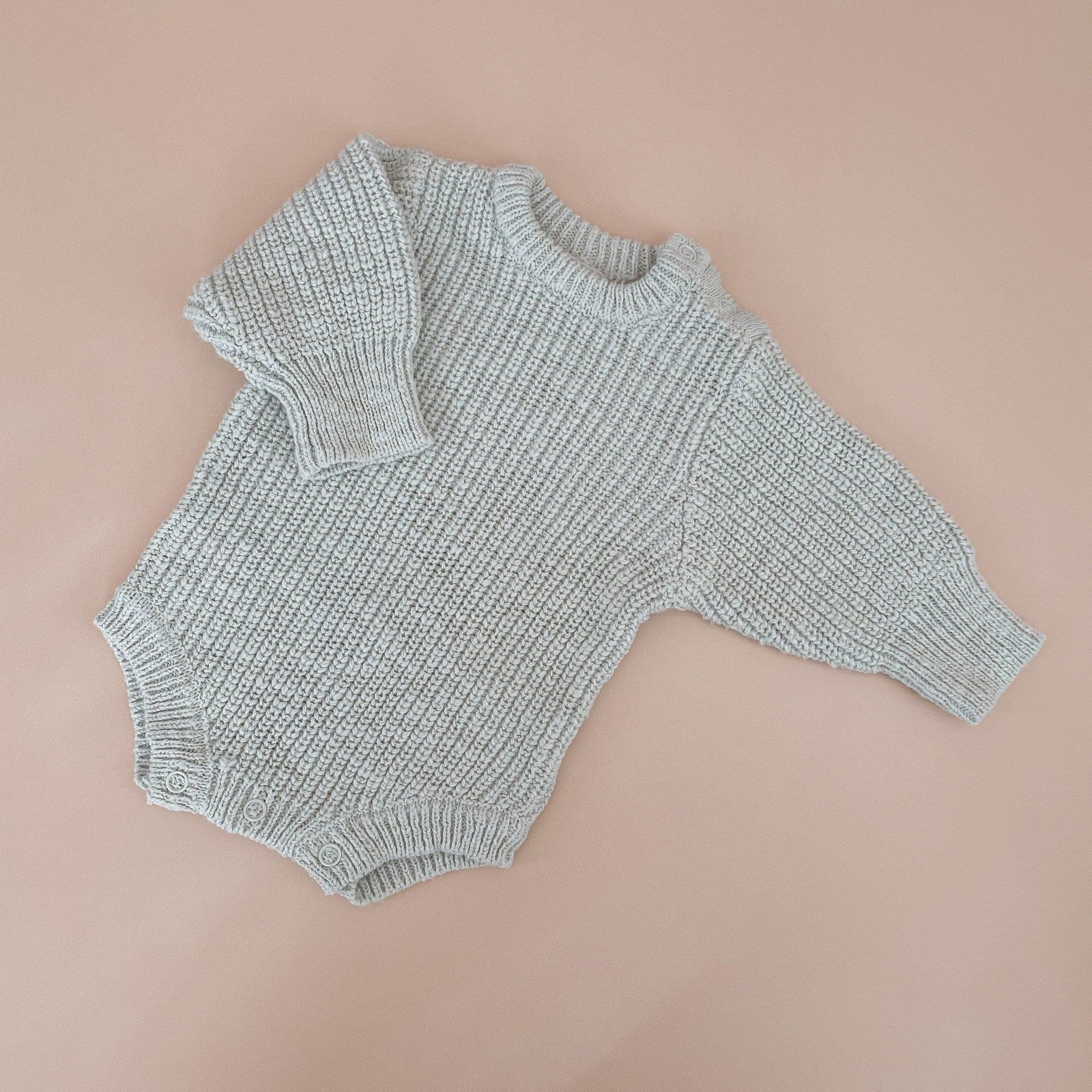 B & P Chunky Knit Romper