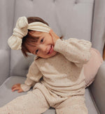 Biscuit Speckle Knit Pants