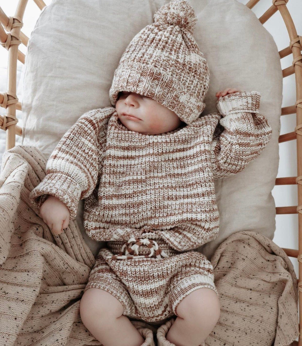Brush Knit Sweater & Bloomer Set