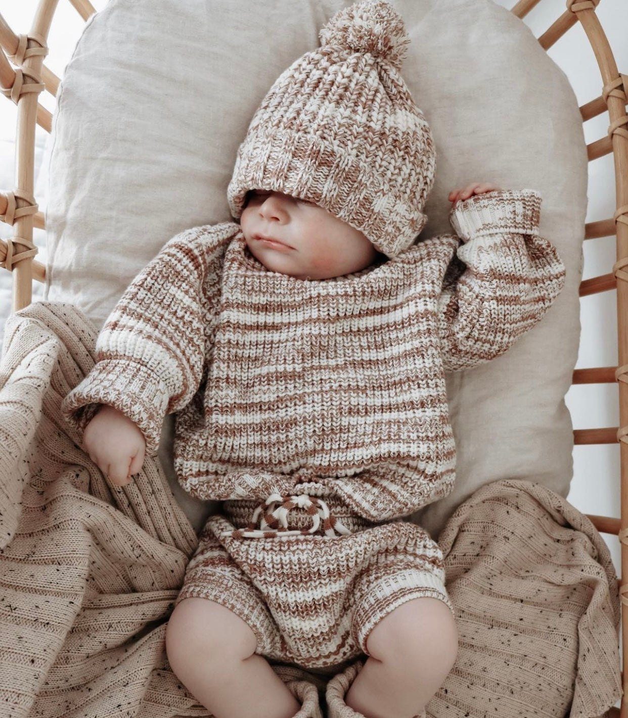 Brush Knit Sweater & Bloomer Set