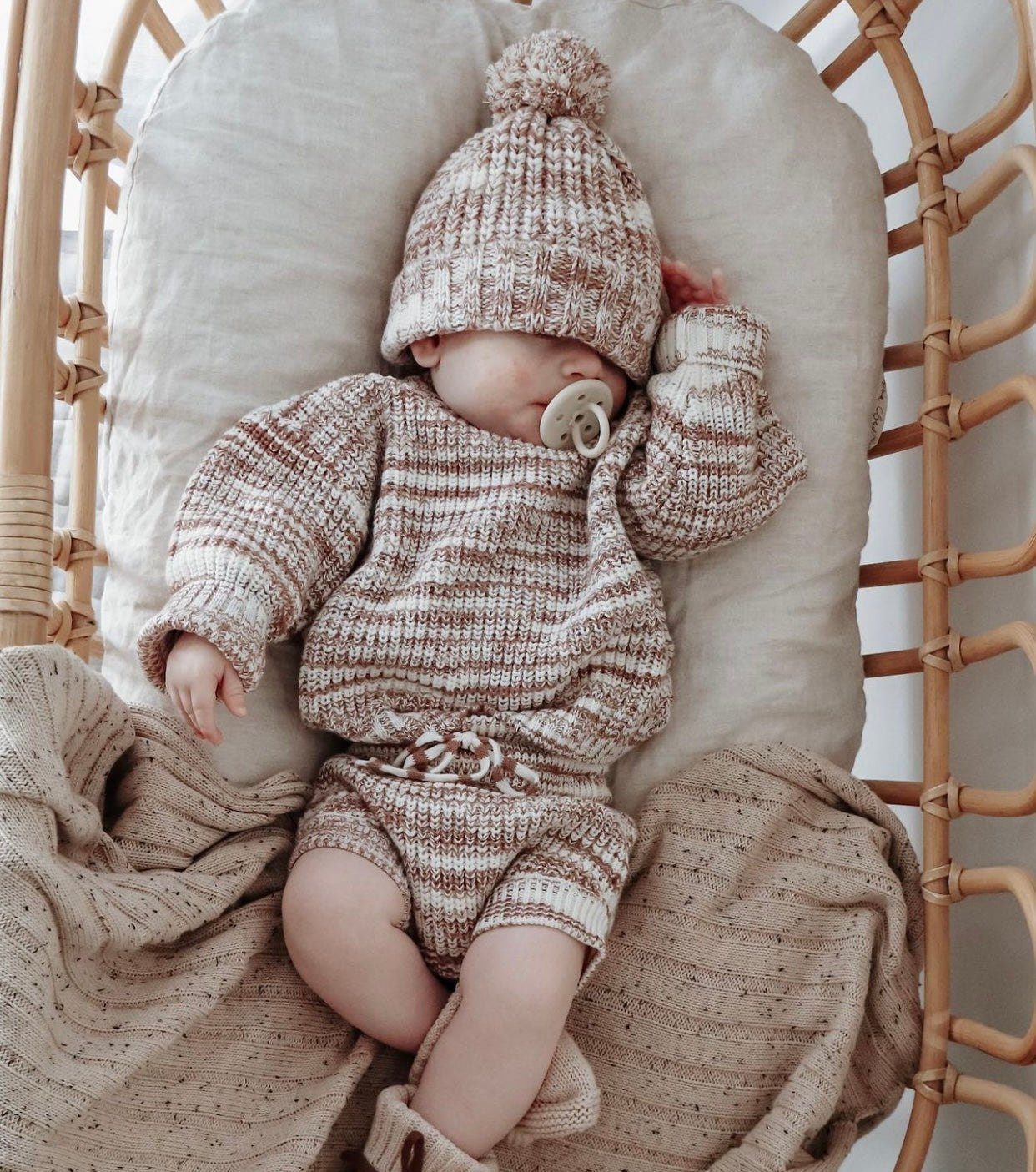 Brush Knit Sweater & Bloomer Set