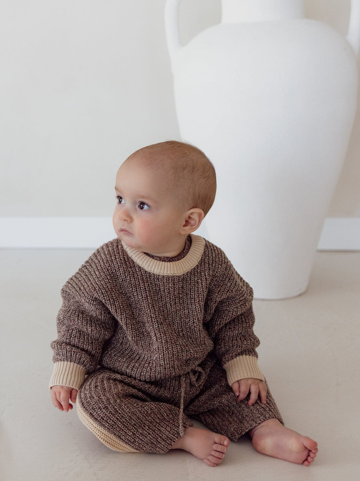 Chunky Knit Sweater - Brownie