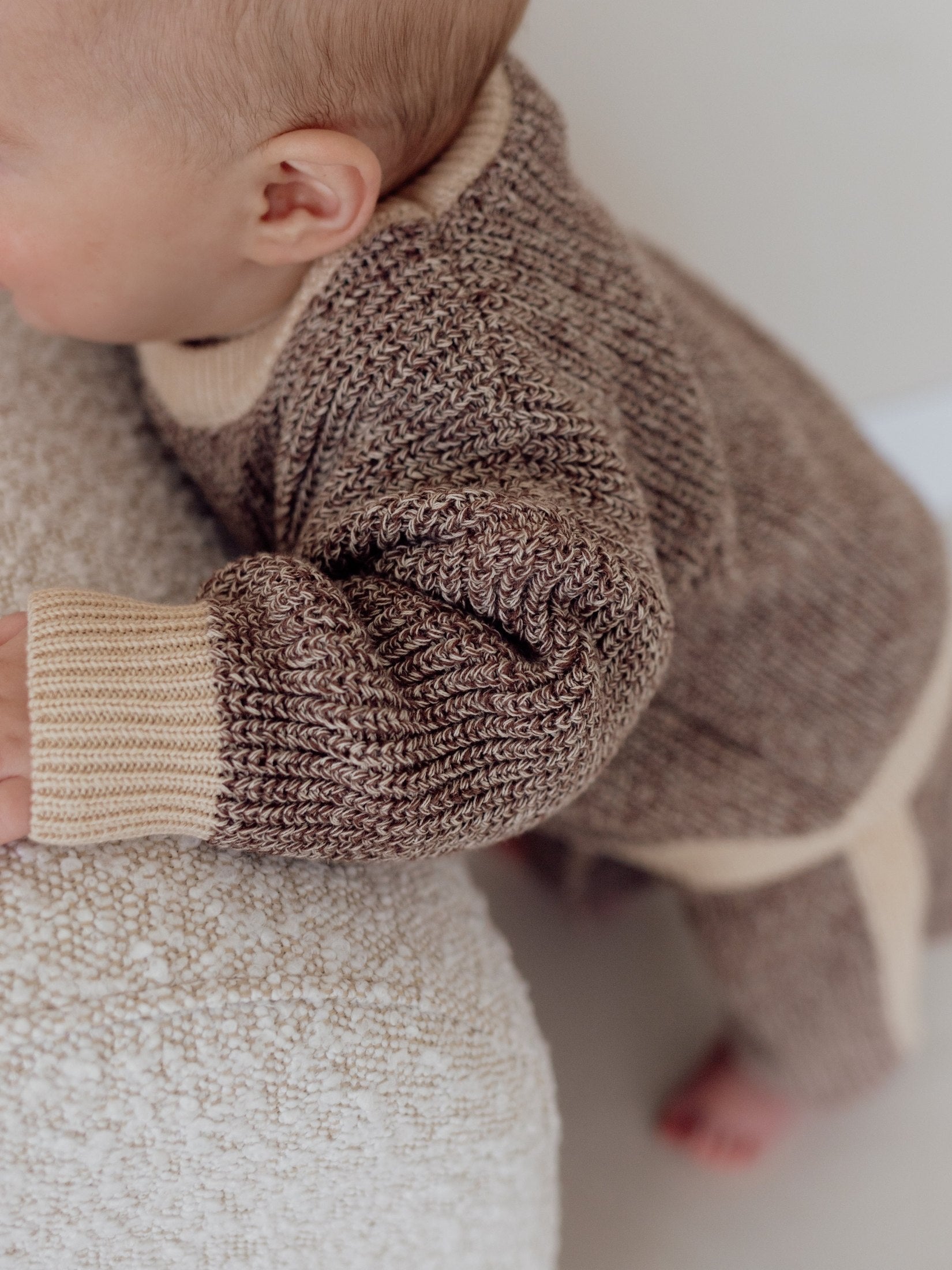 Chunky Knit Sweater - Brownie