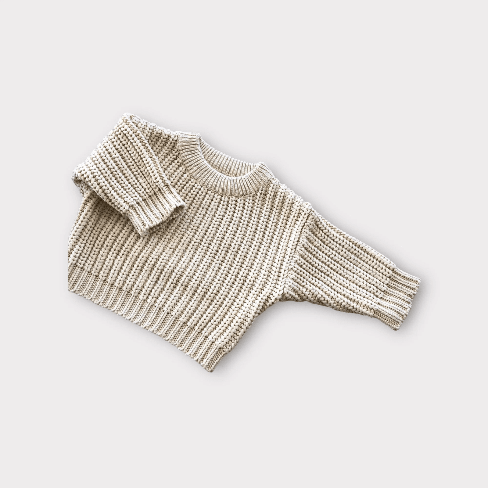 B & S Chunky Knit Sweater - Dark Brown