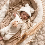 Classic Hoodie Romper - Cacao