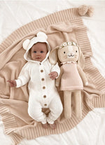 Classic Hoodie Romper - Cacao