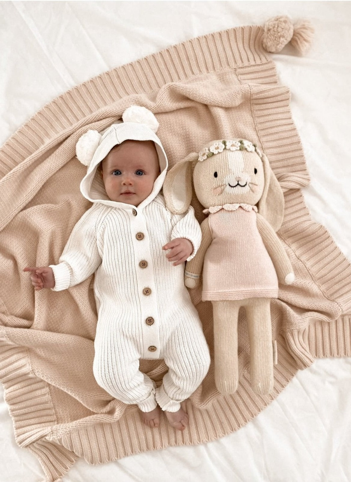Classic Hoodie Romper - Cacao