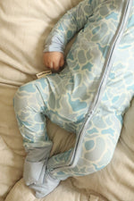 Coastal Camo Zip Footie