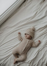 Essentials Knit Romper | Bone
