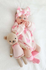 Flutter and Frills Knit Romper