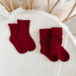 Frill Socks | Red