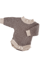 Heirloom Romper - Biscotti Fleck