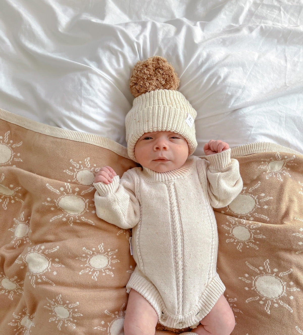 Heirloom Romper - Biscotti Fleck