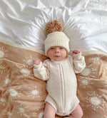 Heirloom Romper - Brownie