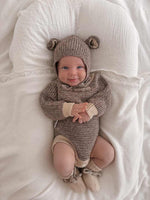 Heirloom Romper - Brownie