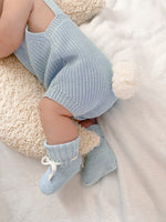 Knit Booties - Sand Fleck