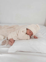 Knit Booties - Sand Fleck
