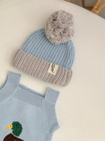 Knit Pom Beanie - Peony