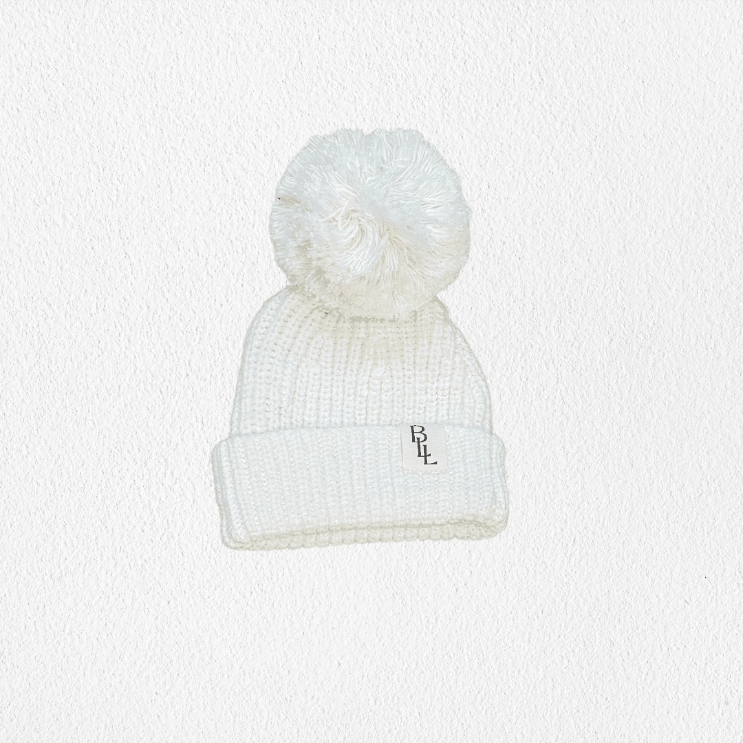 Knit Pom Beanie - Peony