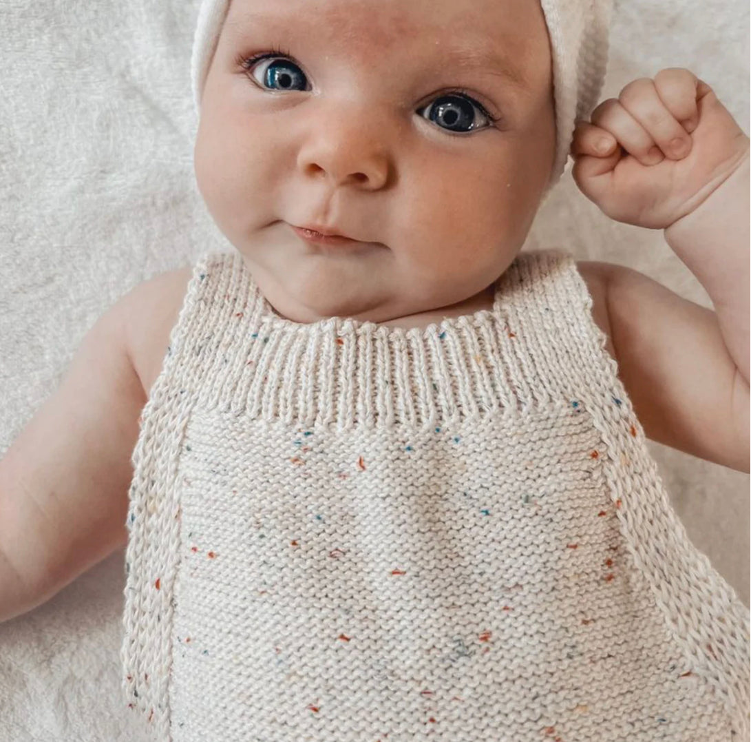 Knitted Top - Oatmeal Speckled