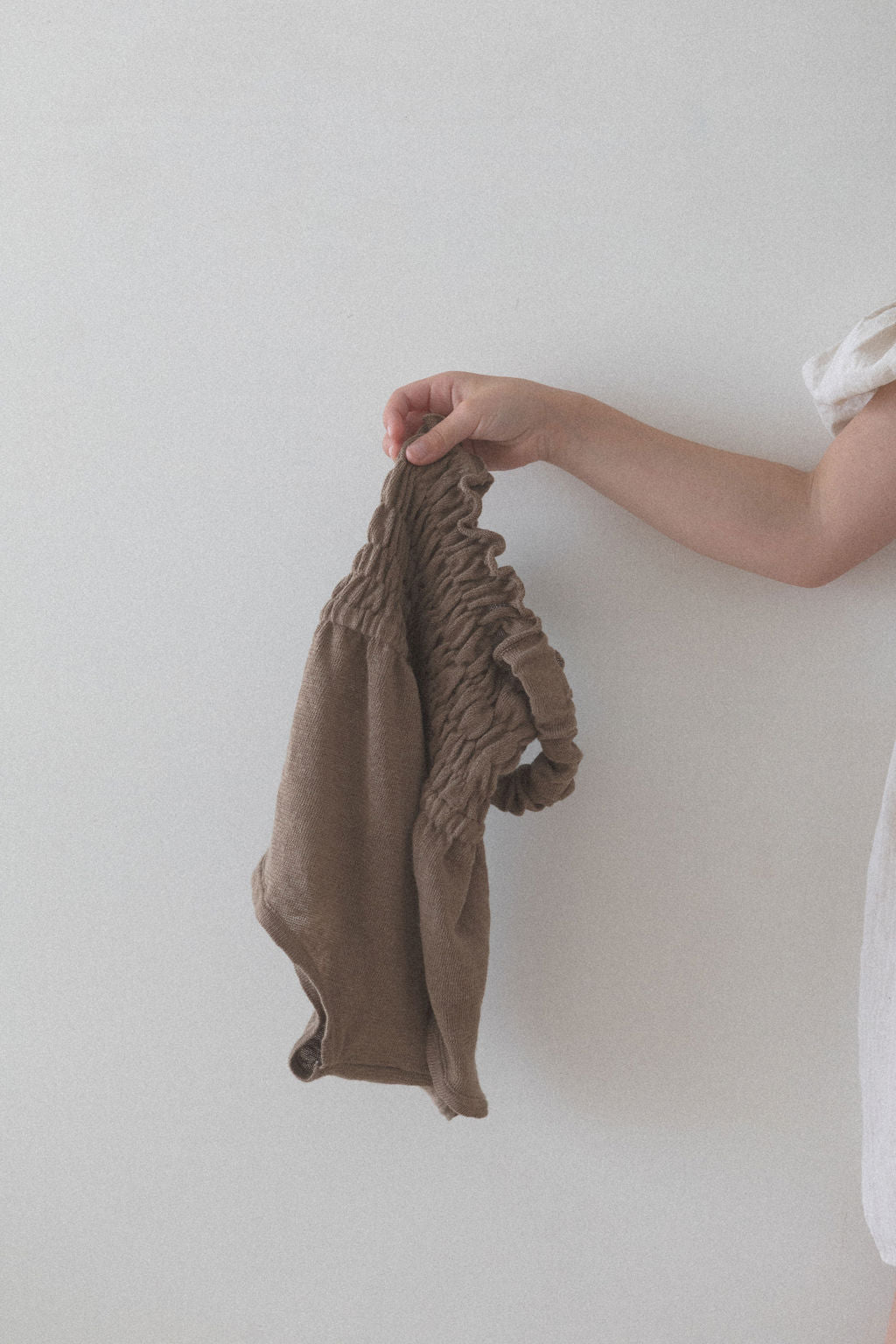 Linen Romper - Wheat
