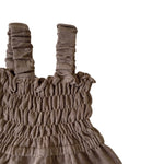 Linen Romper - Mocha