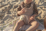Linen Romper - Mocha