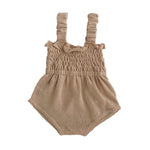 Linen Romper - Wheat