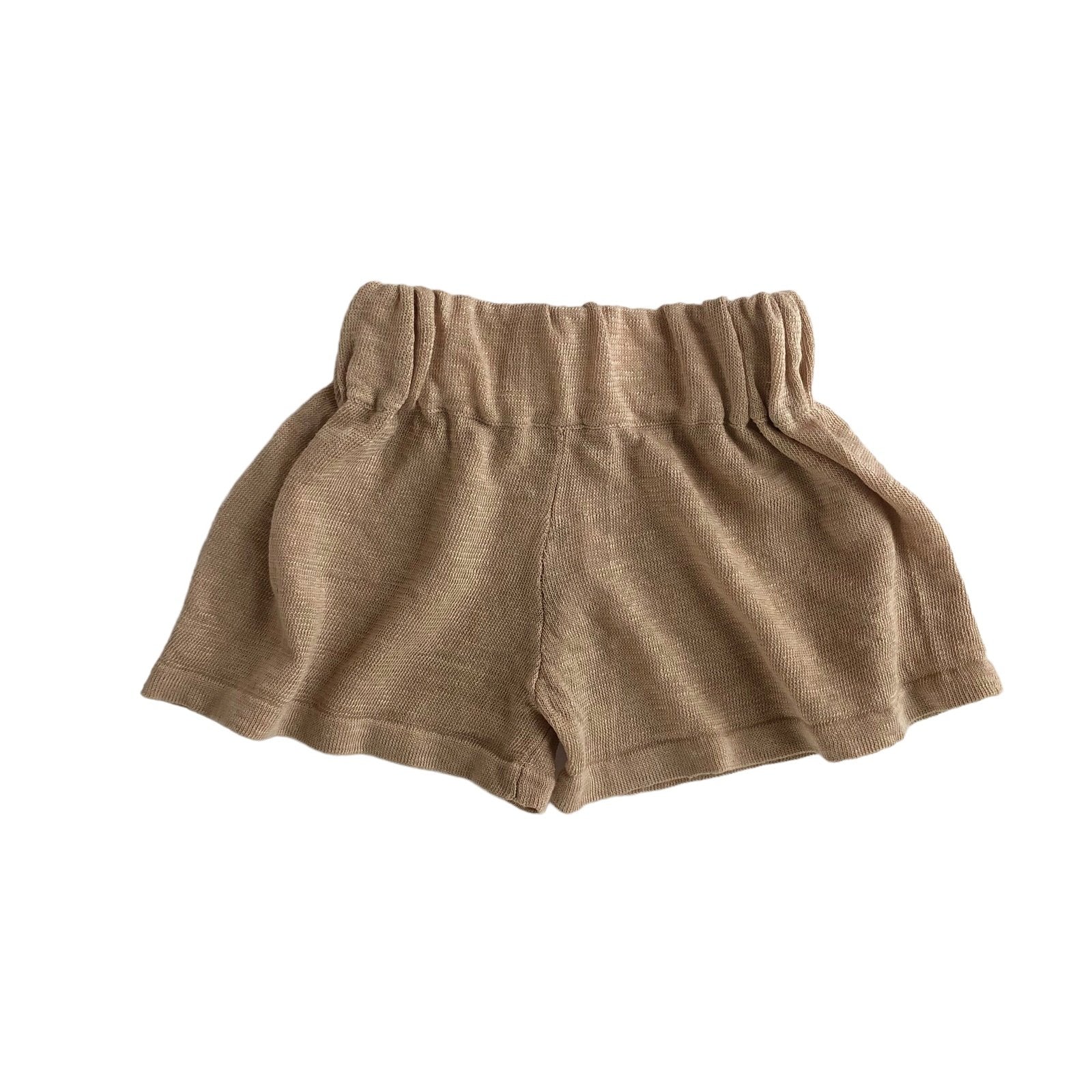 Linen Tee & Shorts Set - Mocha