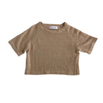 Linen Tee & Shorts Set - Wheat