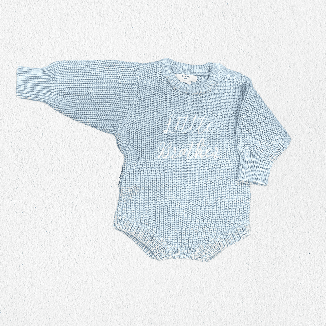 Sibling Announcement Romper - Little Brother