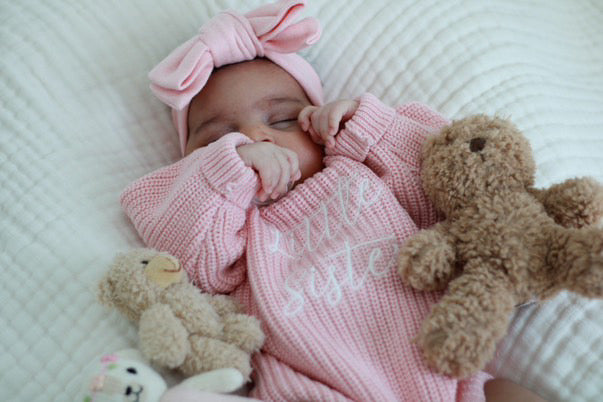 Sibling Announcement Romper - Little Sister