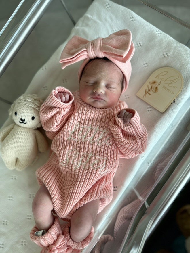 Sibling Announcement Romper - Little Sister