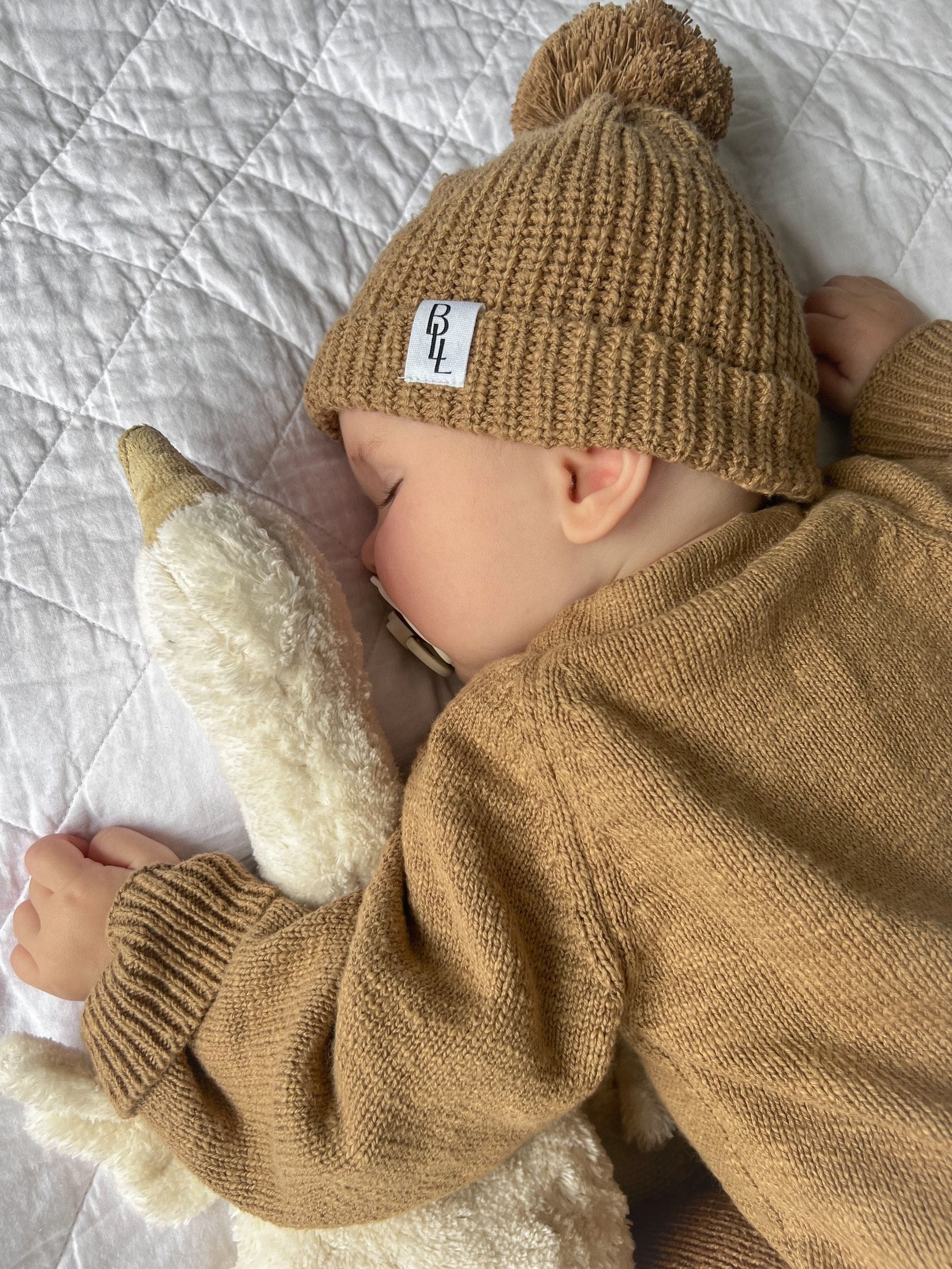 Luxe Knit Beanie - Ivory