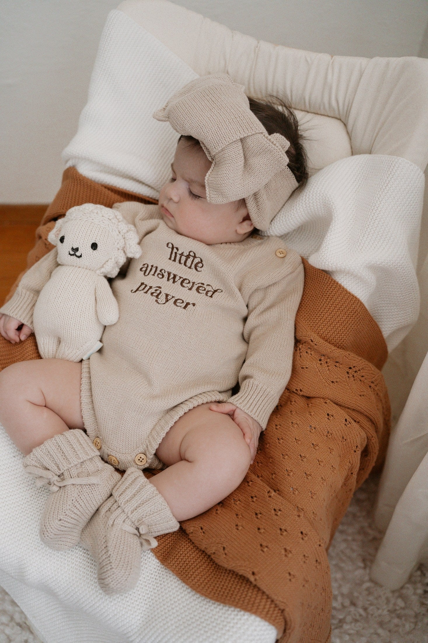 Luxe Knit Headband - Chestnut