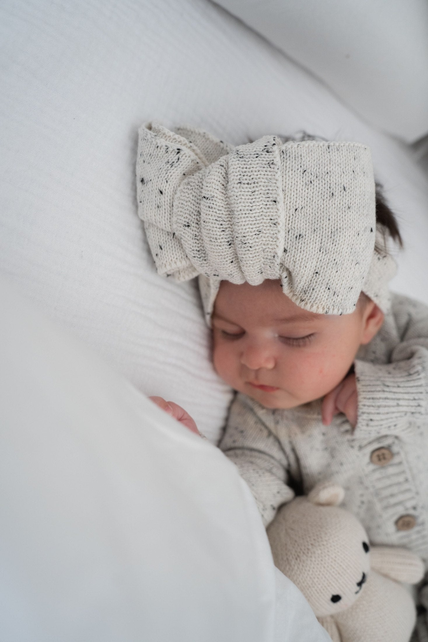 Luxe Knit Headband - Stone