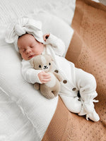 Luxe Knitted Romper - Ivory
